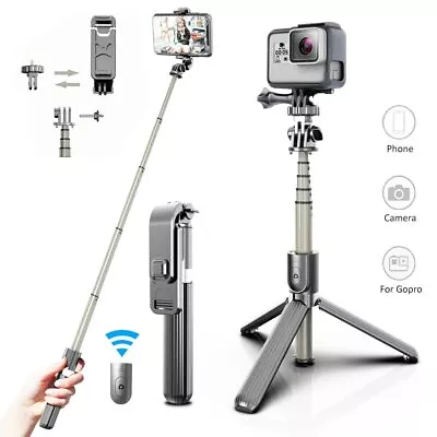 Universal Extendable Bluetooth Wireless Selfie Stick Tripod Foldable For IPhone • £10.95