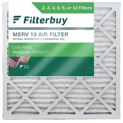 Filterbuy 20x20x1 Pleated Air Filters Replacement For HVAC AC Furnace (MERV 13) • $108.24