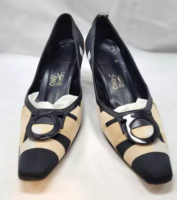 Salvatore Ferragamo Ladies Shoes - Size 8 1/2 B - Made In Italy • $80.50