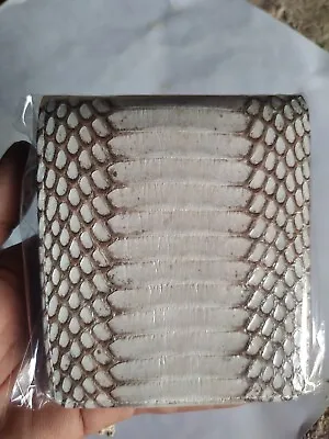 Genuine Cobra Snake Skin Leather Men's Bifold Wallet . Free Shipping Worldwide • $21.20