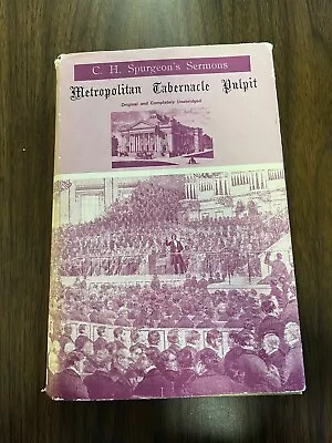 Rare Metropolitan Tabernacle Pulpit Volume 14 XIV By Charles Spurgeon EXC HC/DJ! • $124.99