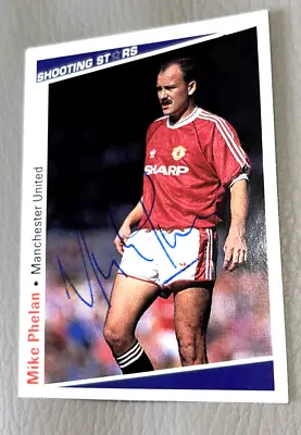 Mike Phelan Signed Shooting Stars Trade Card Autograph Manchester United Man Utd • £3.99