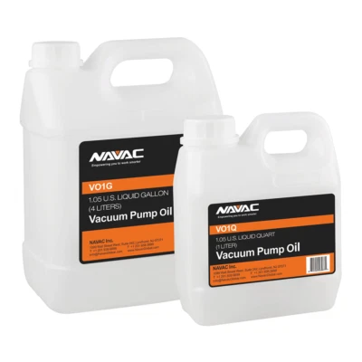 $34.90 • Buy NAVAC VO1G 1 Gallon High-Quality Vacuum Pump Oil For Most Vacuum Pumps