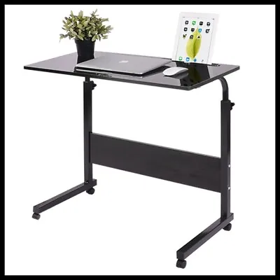 Adjustable Portable Laptop Table Trolley Sofa Bed Side End Tray Notebook Desk • £19.94