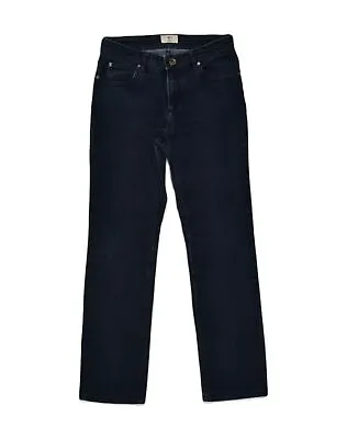 CERRUTI 1881 Womens Straight Jeans W28 L29 Navy Blue Cotton AK22 • £20.23