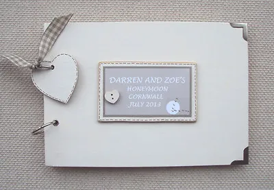 £13.60 • Buy Personalised Honeymoon.a5 Size...  Photo Album/scrapbook/memory Book