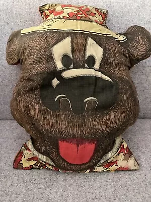 Vintage 1960s 70s Humphrey B Bear Cushion Pillow TV Character Channel 9 • $34.95