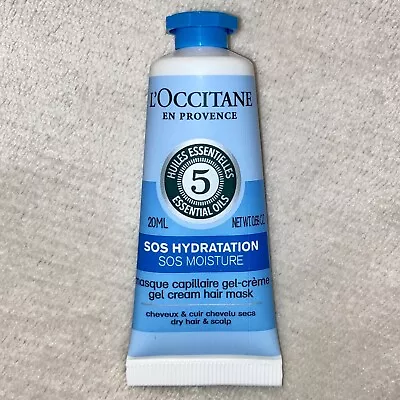 L'occitane Essential Oils Gel Cream Hair Mask SOS Moisture MINI .69oz 20ml NWOB • $8.54