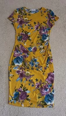 My Bump Short Sleeve Spring Floral Maternity Dress    Size Small  • $5