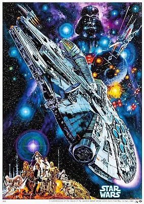 1977 Star Wars Episode IV A New Hope Movie Poster 11X17 Darth Vader Luke 🍿 • $12.93