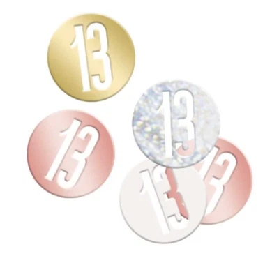 £2.19 • Buy Table Confetti Sprinkles Birthday Party Decorations Milestone All Ages Rose Gold