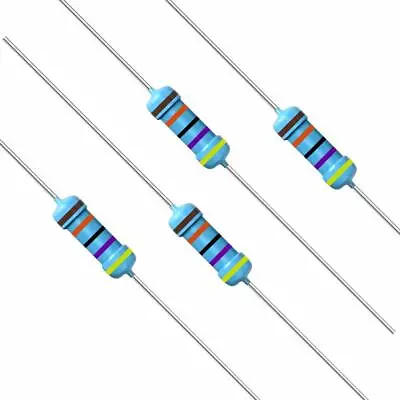 10 PCS 470K  Ohm 1 Watts Metal Film Resistors 1% Tolerance  Shipped  From USA • $3.59