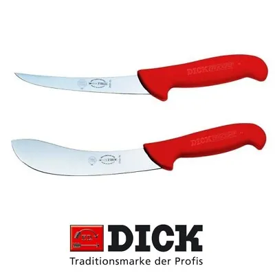 $67.44 • Buy F Dick 15cm Red Skinning & Boning Butchers Knife Set 8 2991 15-03/8 2264 15-03