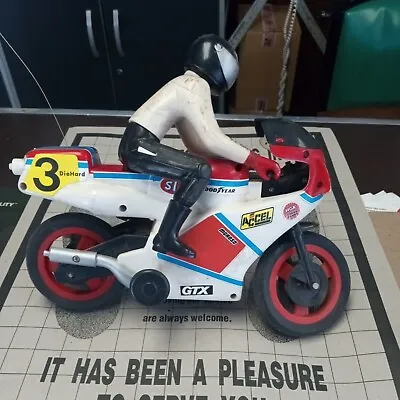 Vintage Motorcycle RC Radio Controlled Collectible Mean Lean 500 • $30
