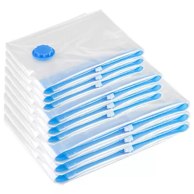 $36.99 • Buy Large Jumbo Vacuum Storage Bags Space Saver Seal Clear Compression Bag Organizer