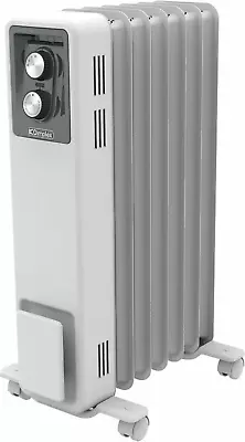 Dimplex Eco Radiator 2kW Oil Free ECR20 White Heater W/ Wheels 3 Heat Settings • £74.99