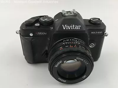 Vivitar V3800N 35mm Film Camera With Lens AS IS • $19.99