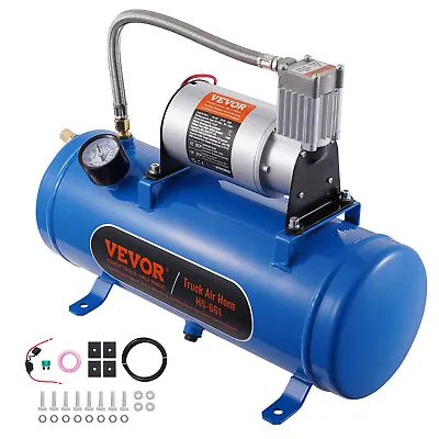 VEVOR 150PSI 12V Air Compressor 6 L Tank Tyre Inflator Pump 6L For Horn Truck • $109.24