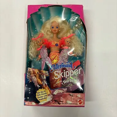 NEW Vintage 1993 Mattel Barbie Mermaid Skipper And The Sea Twins #1050 • $60.96