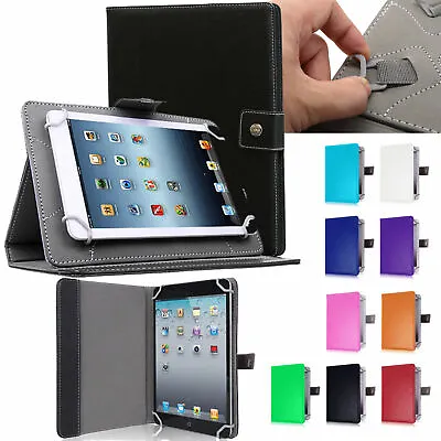 $8.95 • Buy Universal Case 7  7 Inch Tablet Accessories Folio Stand Flip Leather Case Cover 
