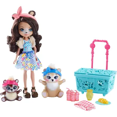 £14.99 • Buy Enchantimals Paws For A Picnic Doll Set With Pets New Kids Childrens Toy