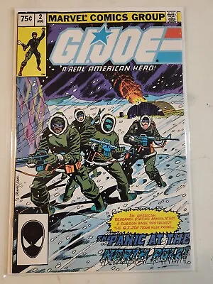 G.I.Joe #2 MARVEL COMIC BOOK 6.5-7.0 AVG 2nd PRINT V25-63 • $7.99