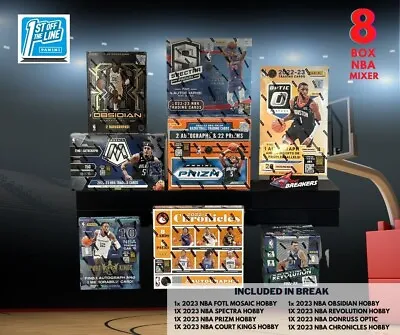 $89 • Buy Dallas Mavericks 2023 NBA FOTL MOSAIC + SPECTRA BASKETBALL 8 BOX BREAK #838