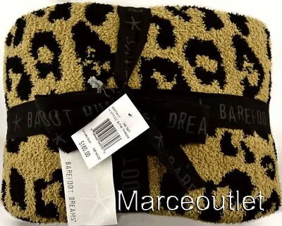 Barefoot Dreams Cozy Chic In The Wild Throw Blanket 54  X 72  Camel / Black • $9.99