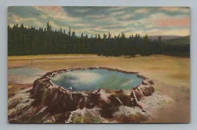 $14.50 • Buy Punch Bowl Spring Geyser Basin Yellowstone National Park Vintage Postcard