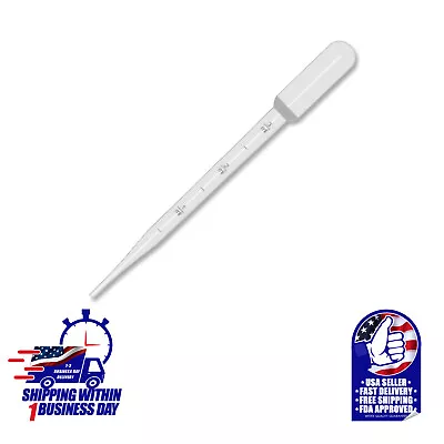 Transfer Pipettes 3-7ml: Calibrated Dropper For Science Laboratory 30069 • $154.99