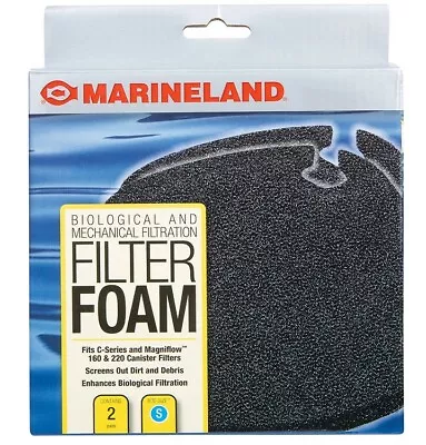 Marineland Rite Size Aquarium Foam Filter Pad C Series C-160 @ C-220 Size S • $5.98