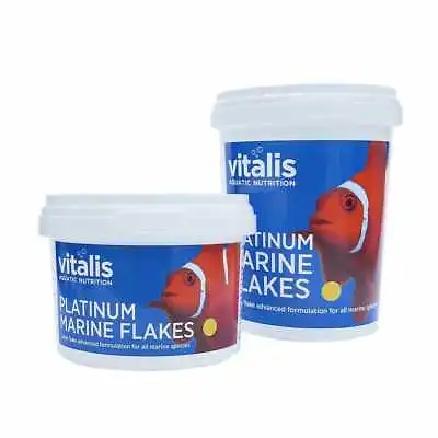 Vitalis Aegis Platinum Marine Flake Fish Food 22g  40g 250g Reef Coral Tank • £14.99