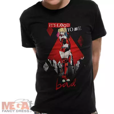 Harley Quinn Good To Be Bad Unisex T-Shirt Mens Ladies Marvel Adults Costume Top • £9.99