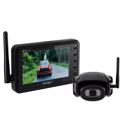 Voyager RV Wireless Backup Camera With 4  Monitor For Prewired System • $399