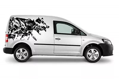 £30.99 • Buy Siberian Husky Pack  Decal Sled Dogs Huskies Dog Sibe Car Van Decal Sticker