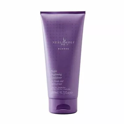 Neal & Wolf Blonde Purple Brightening Conditioner 200ml  Brand New • £14.95