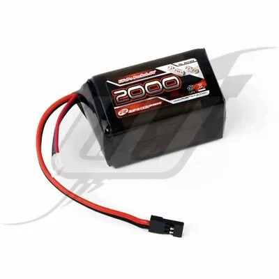 [IT] LiFe 6.6V 2000mAh Battery 2/3A Hump Size RX Pack (EH) • £32.47