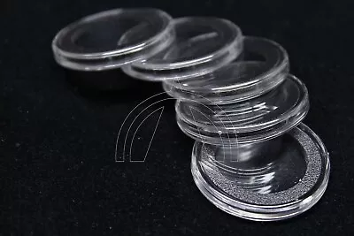 10 Airtite Coin Capsule Holders For ½ Oz American Eagle $25 Gold W Black 27mm • $12.95