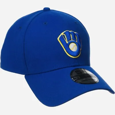 New Era Milwaukee Brewers MLB Alt Team Classic 39THIRTY Hat Cap Men’s Size L/XL • $23.79