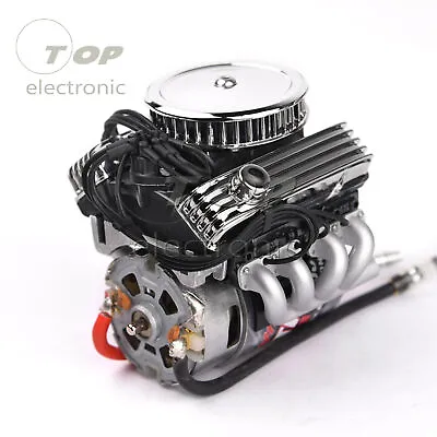 Simulate V8 Engine Motor F82 Motor Cooling Fan For 1/10 RC Crawle SCX10 RC4WD • $47