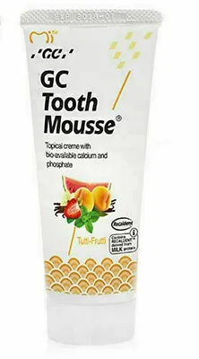 GC Tooth Mousse Tooti Frooti Flavour Topical Creme Calcium & Phosphate | Long Ex • $42.30