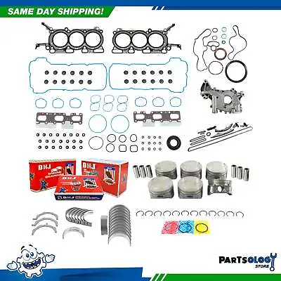 DNJ EK4198M Master Engine Rebuild Kit For 07-10 Ford Lincoln Edge Flex 3.5L DOHC • $1189.52