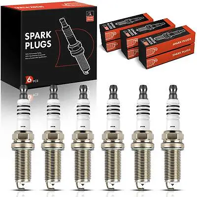 6Pcs Double Iridium Spark Plugs For Cadillac SRX Saab 9-5 2010-2011 9-4X V6 2.8L • $27.99