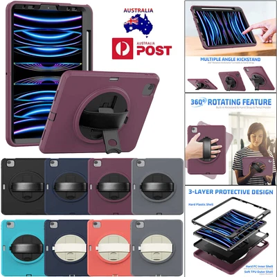 $31.19 • Buy Heavy Duty Shockproof Case Cover For IPad 10/9/8/7th Gen Air 3 4 5 Pro 11 Mini