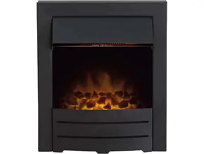 Adam Colorado Electric Inset Fire Charcoal Black • £87.95