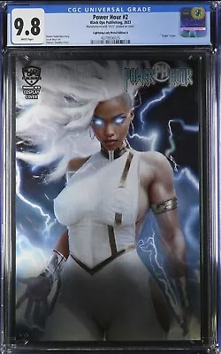 CGC 9.8! METAL! Power Hour #2 Shikarii Lightning Lady Storm Cosplay Trade #6/25 • £102.12