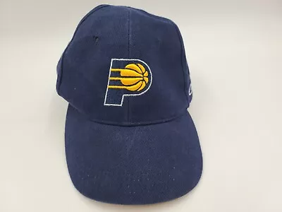 Indiana Pacers Reebok Adjustable Hat Cap Dad Mom Men Women NBA Basketball Blue • $5.99