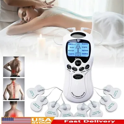 Electric Stimulation Pulse Muscle Massager Tens Unit Machine Therapy Pain Relief • $10.59