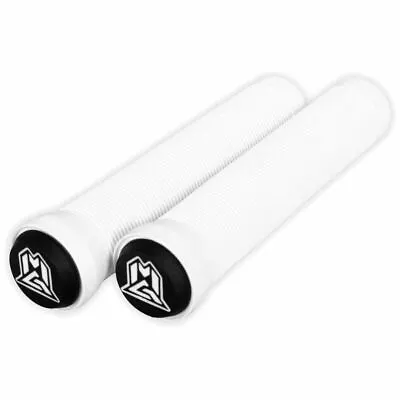 Madd 150mm Grind Grips Inc. Bar Ends - White • £9.95
