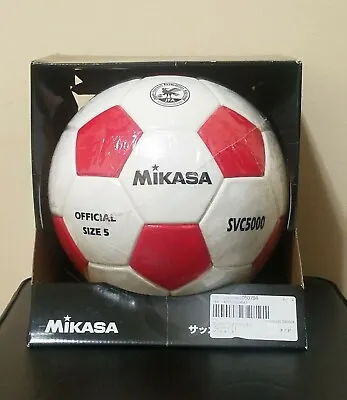 Mikasa SVC5000-WR (svc5000 WR)  Football / Soccer Ball White / Red Color Rare • $660